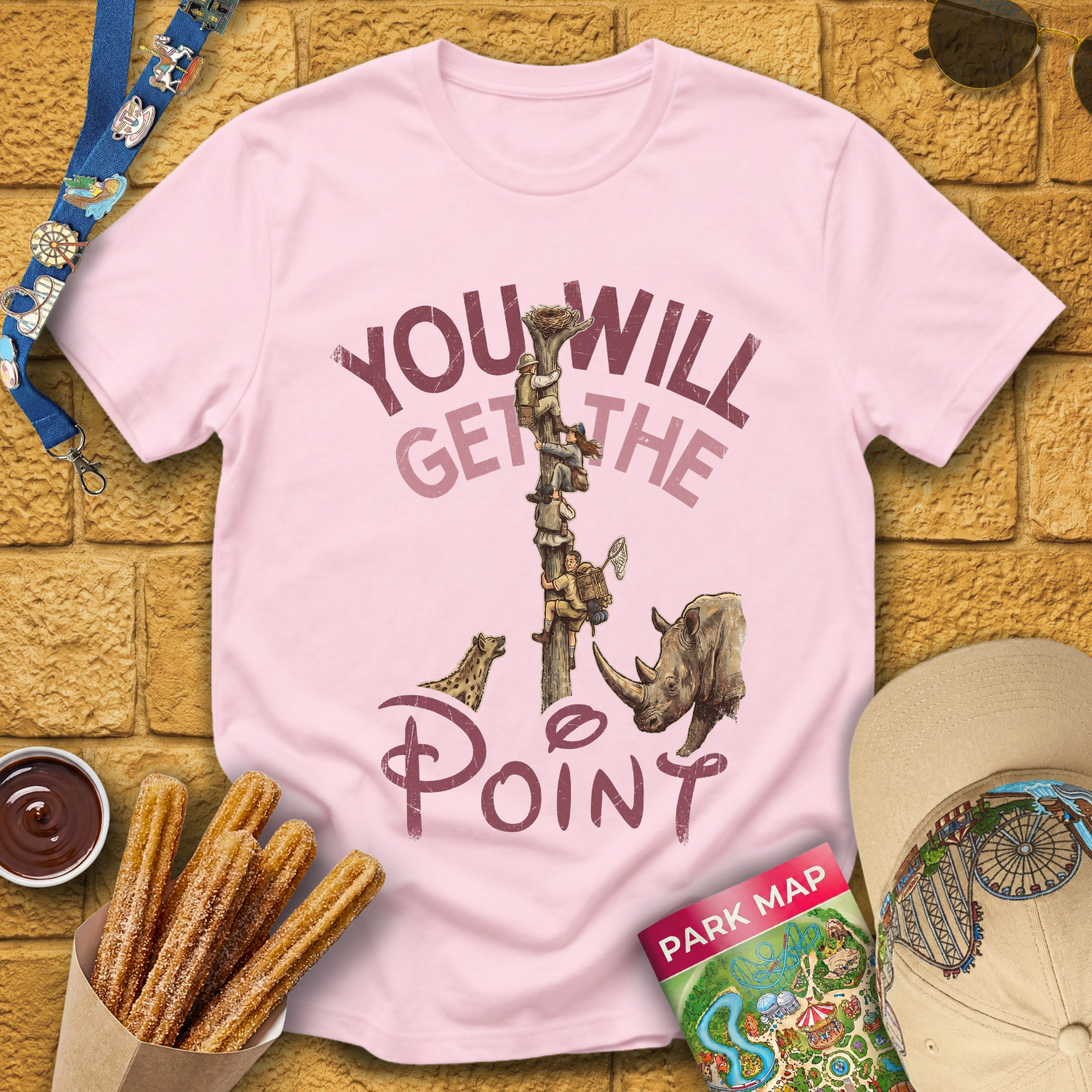 Get The Point [Distressed] T-Shirt