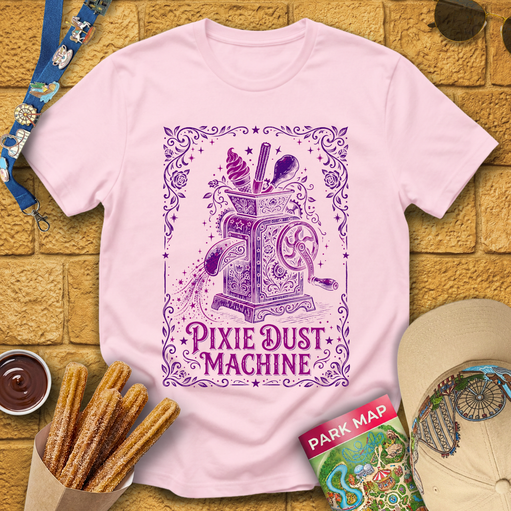 Pixie Dust Machine [Woodcut] T-Shirt