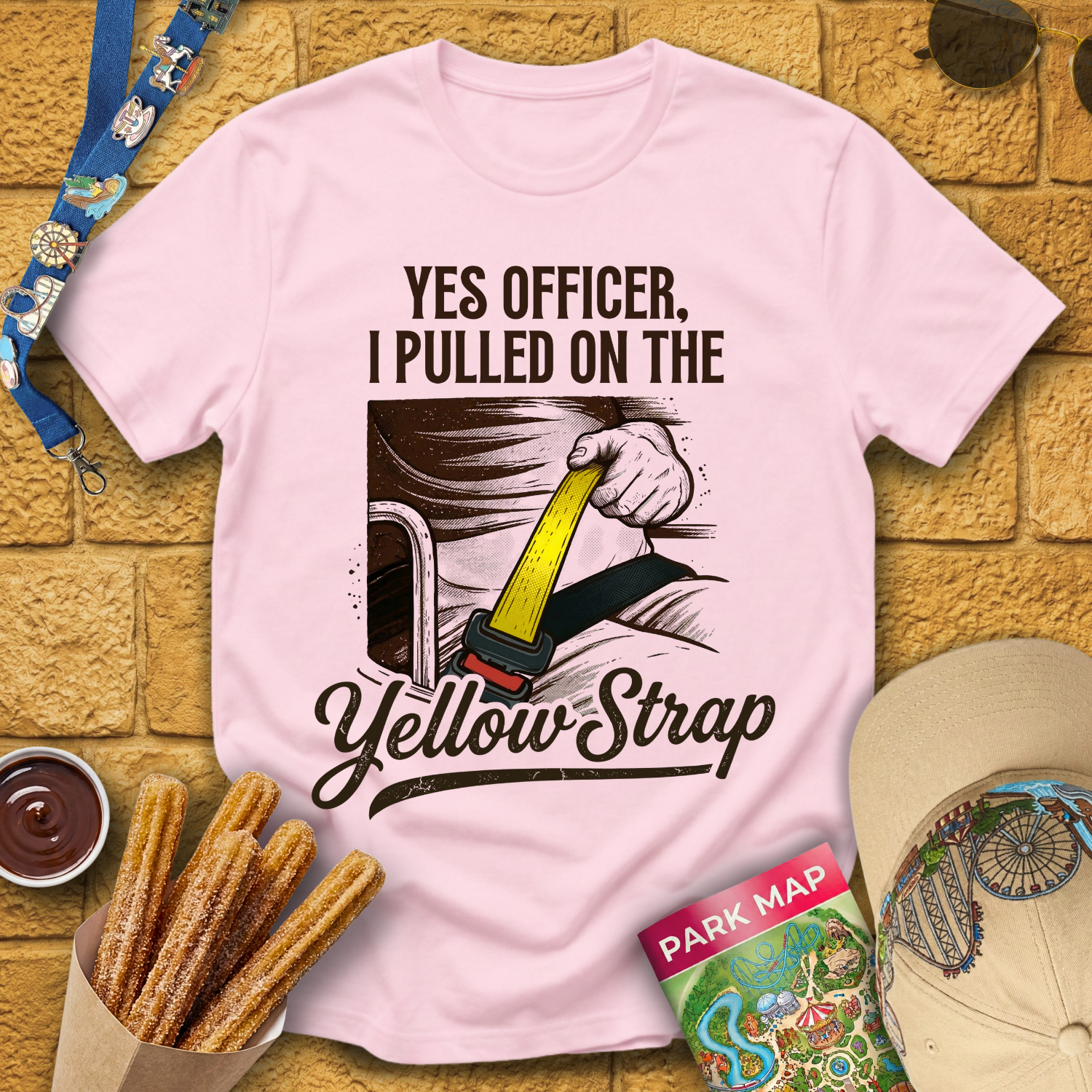 Yellow Strap [RetroBrush] T-Shirt