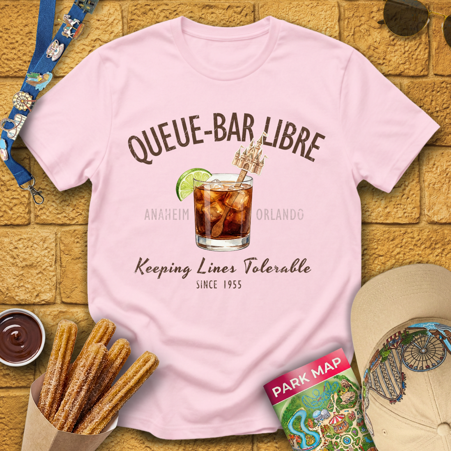 Queue-Bar Libre [Chic] T-Shirt