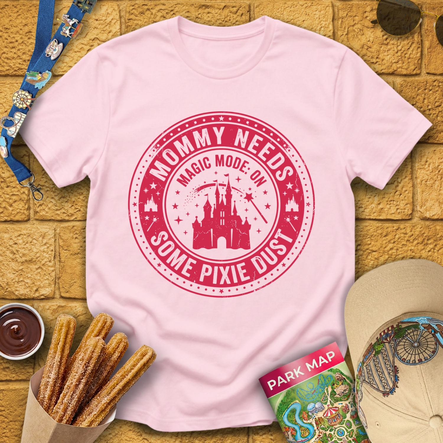 Mommy Needs Pixie Dust [Badge] T-Shirt