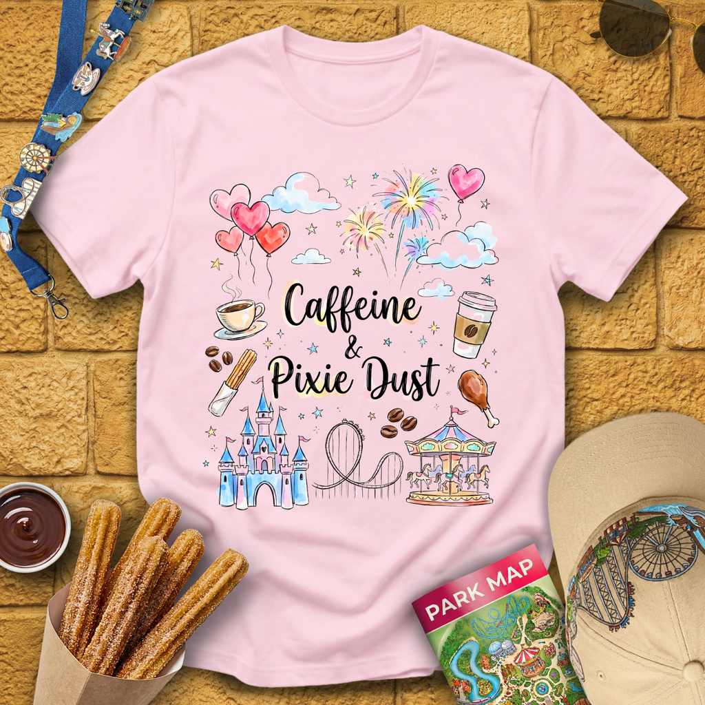 Caffeine & Pixie Dust [Watercolor] T-Shirt