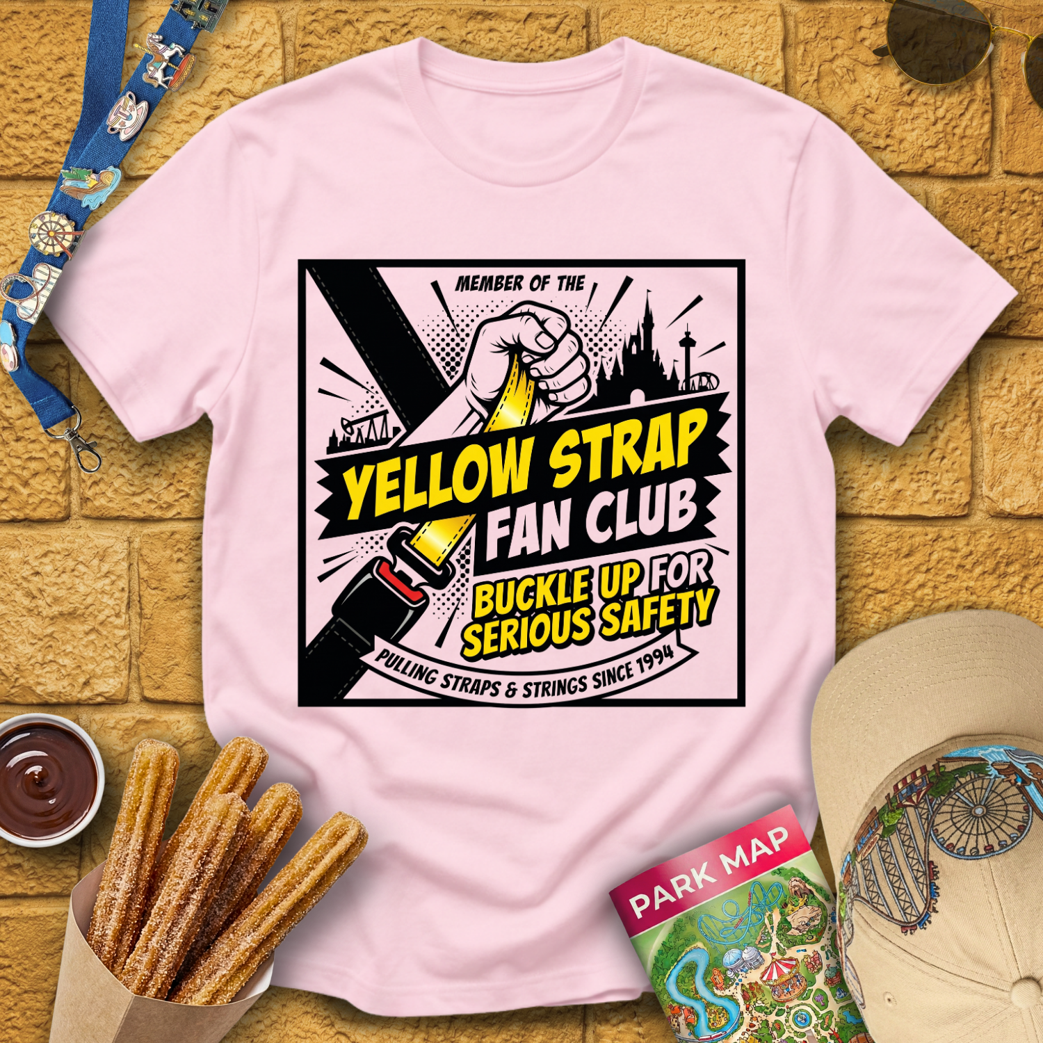 Yellow Strap Fan Club [Comic] T-Shirt