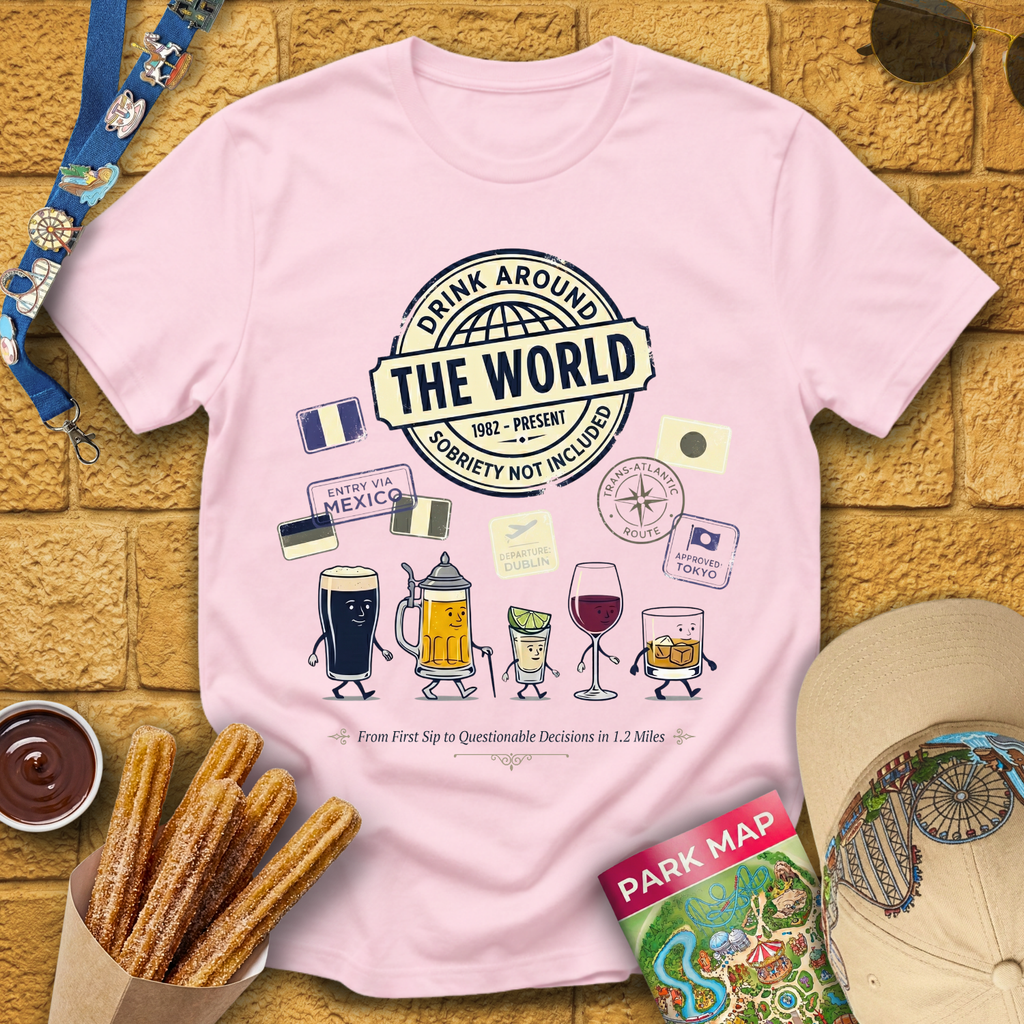 Drinking Around The World [Illu] T-Shirt