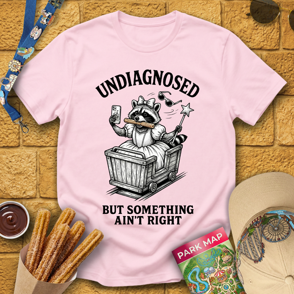 Undiagnosed on Coaster [Woodcut] T-Shirt