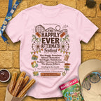 Aftermath Festival [Retro] T-Shirt for Theme Park Fans (Light Pink)