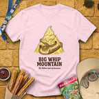 Big Whip Mountain [Retro] T-Shirt for Theme Park Fans (Light Pink)