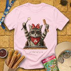 Cat In Me [Etched] T-Shirt for Theme Park Fans (Light Pink)