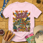 Cinco De Drinko [RetroPoster] T-Shirt for Theme Park Fans (Light Pink)