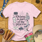 Drama Process [Elite] T-Shirt for Theme Park Fans (Light Pink)