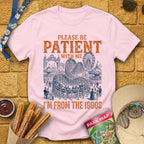From The 1900s [RetroLine] T-Shirt for Theme Park Fans (Light Pink)