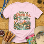Functional Adult [SleekBoho] T-Shirt for Theme Park Fans (Light Pink)