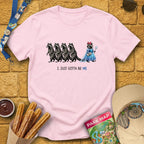Just Gotta Be Me [Raccoon] T-Shirt for Theme Park Fans (Light Pink)