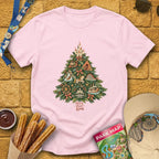 Merry Pixie Tree [ArtsyBoho] T-Shirt for Theme Park Fans (Light Pink)
