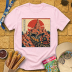Mine Train [Japanese] T-Shirt for Theme Park Fans (Light Pink)