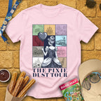 Pixie Dust Tour [Poster] T-Shirt for Theme Park Fans (Light Pink)