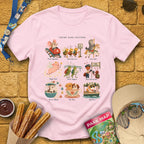 Theme Park Critters [SleekStory] T-Shirt for Theme Park Fans (Light Pink)