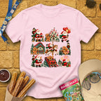 Xmas Park Day [BoldGrid] T-Shirt for Theme Park Fans (Light Pink)