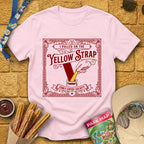 Yellow Strap [Victorian] T-Shirt for Theme Park Fans (Light Pink)