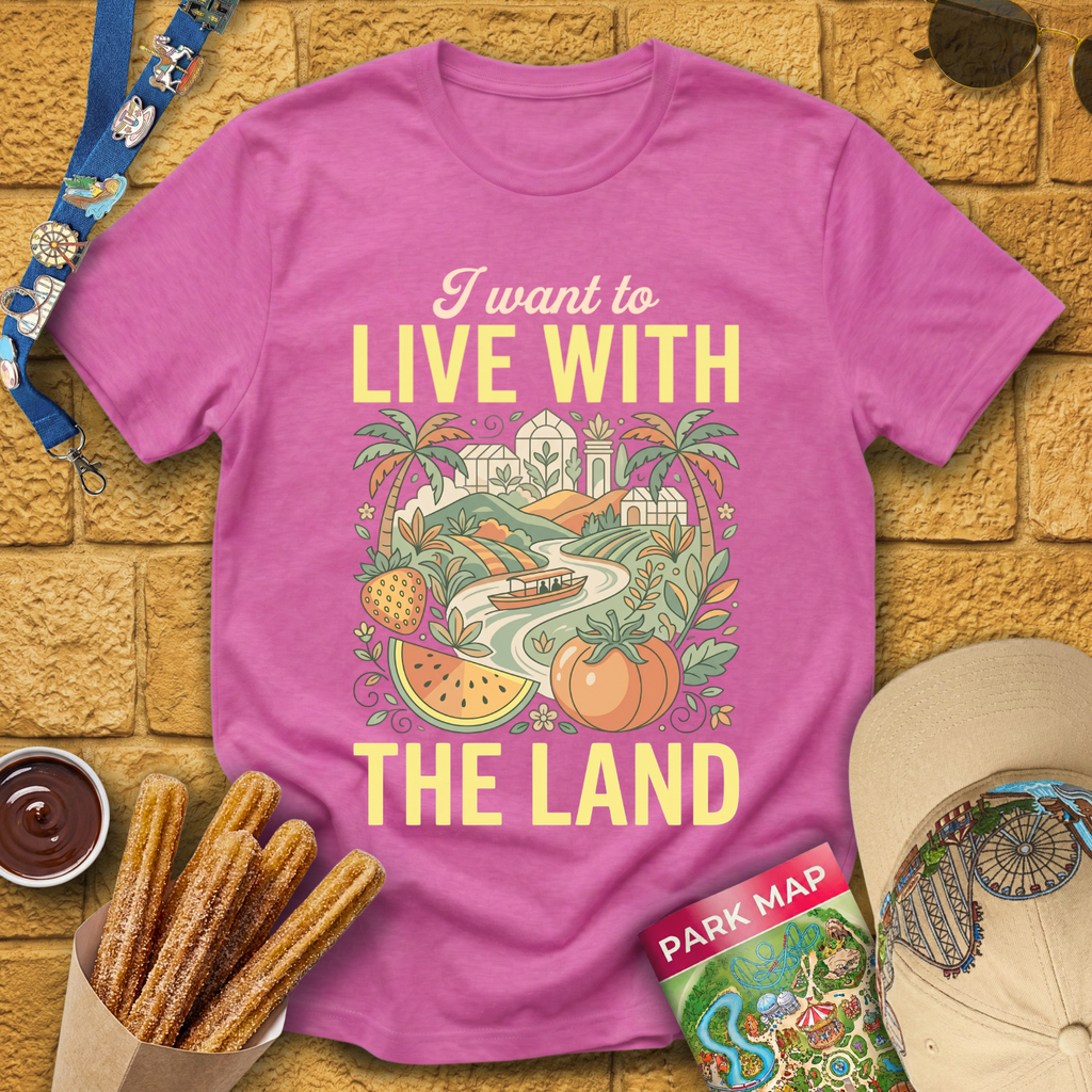 Live With The Land [Boho] T-Shirt