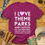 I Love Theme Parks T-Shirt