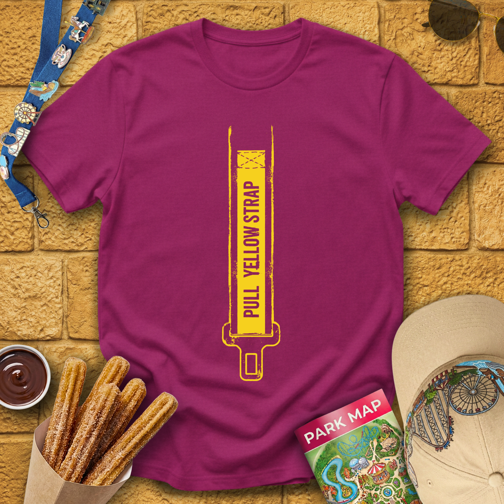 Pull Yellow Strap [Distressed] T-Shirt