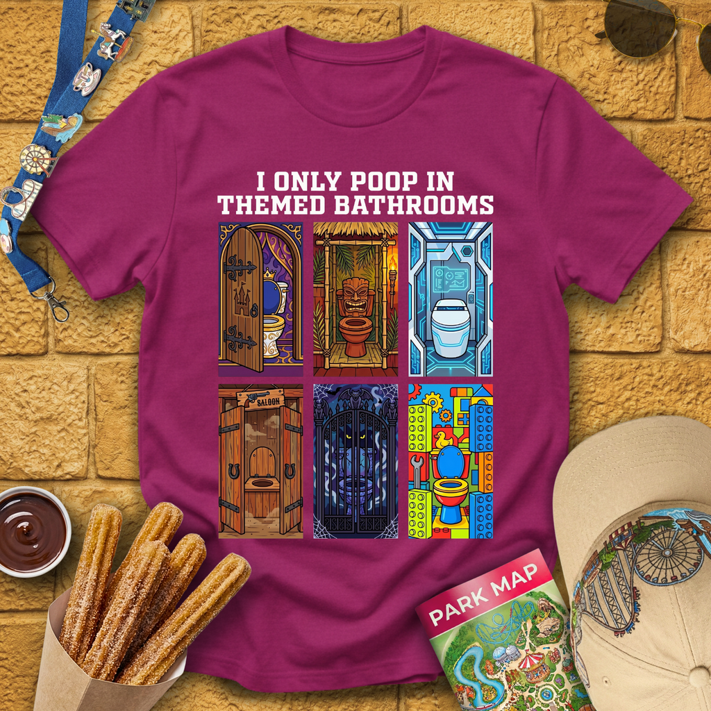 Poop In Themed Bathrooms [Comic] T-Shirt