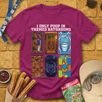 Poop In Themed Bathrooms [Comic] T-Shirt