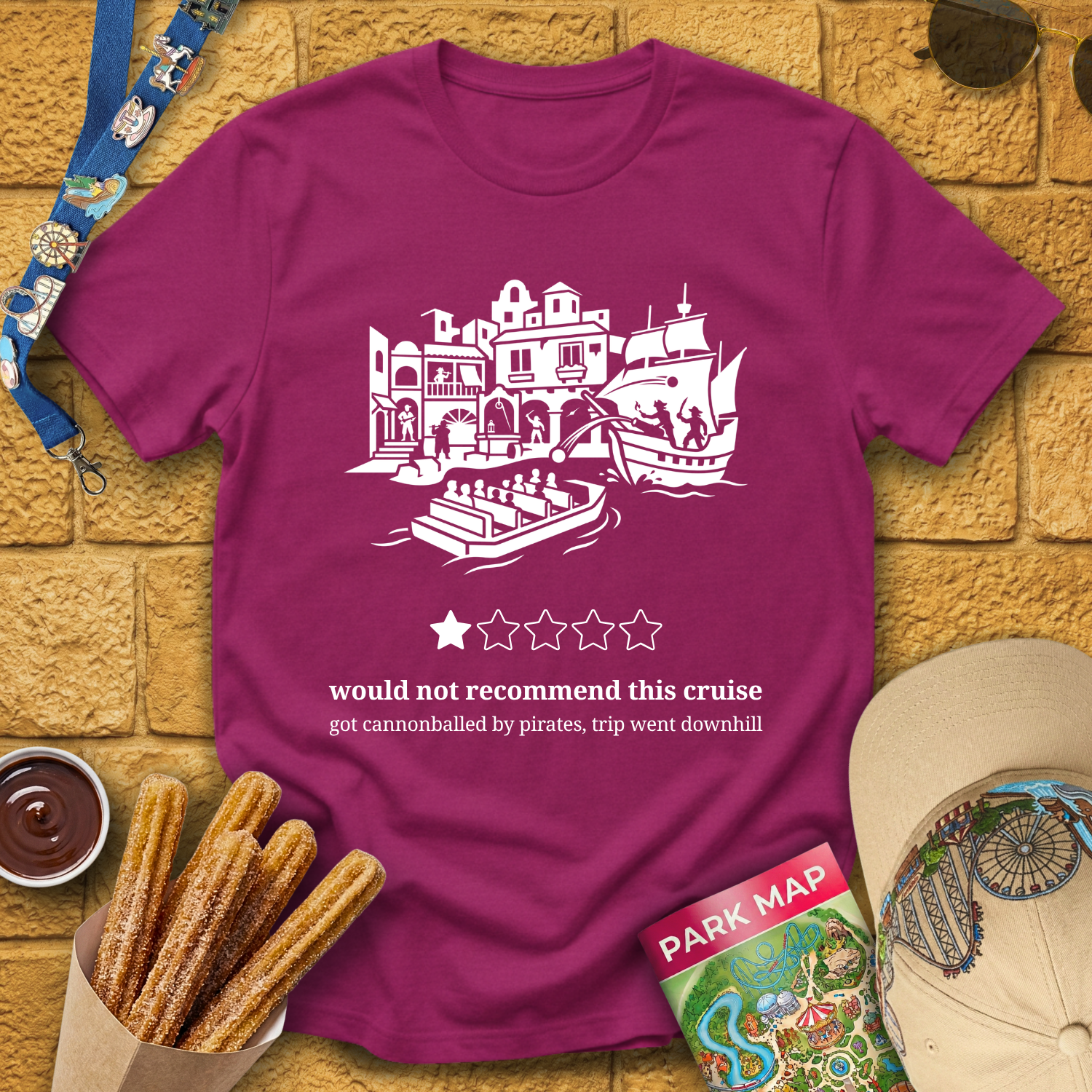 Recommend Pirates Cruise [Graphic] T-Shirt