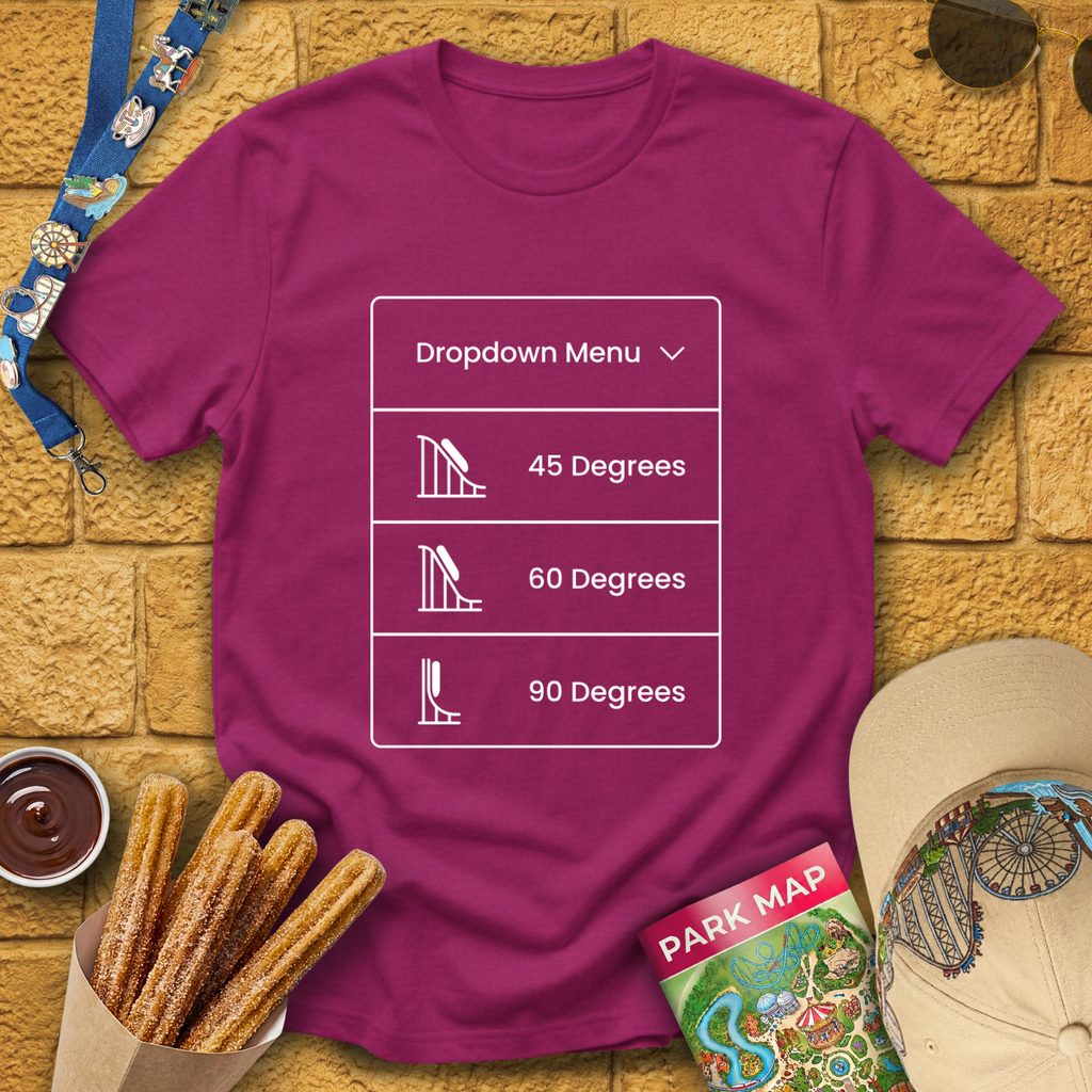 Dropdown Menu T-Shirt
