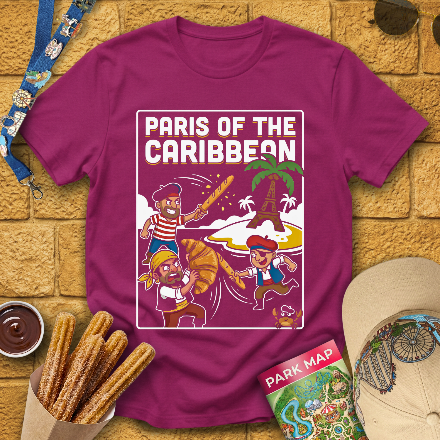 Paris Of The Caribbean [Comic] T-Shirt