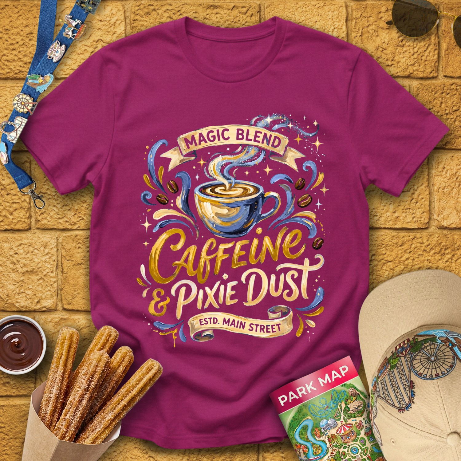 Caffeine & Pixie Dust [ArtBrush] T-Shirt