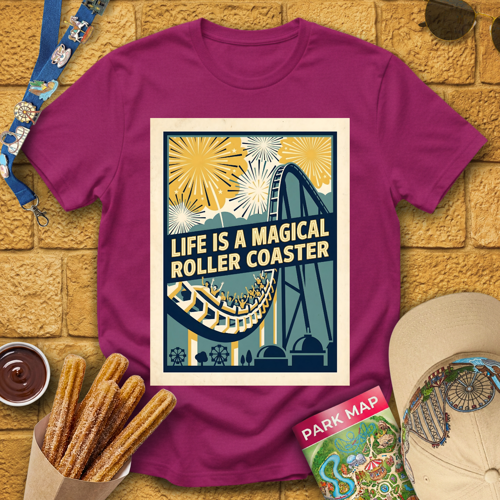 Life Is A Roller Coaster [40sPoster] T-Shirt