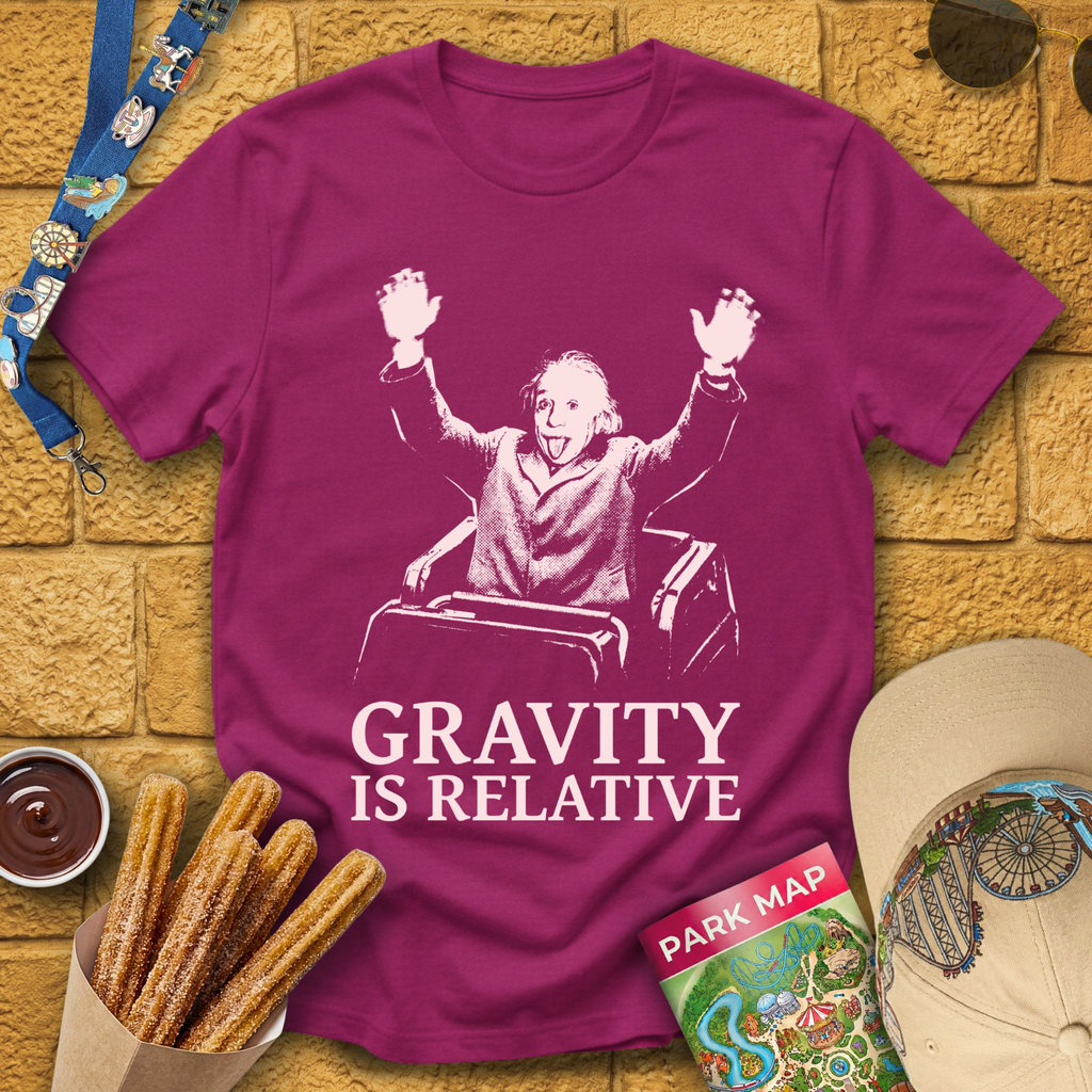 Gravity Is Relative [Stencil] T-Shirt