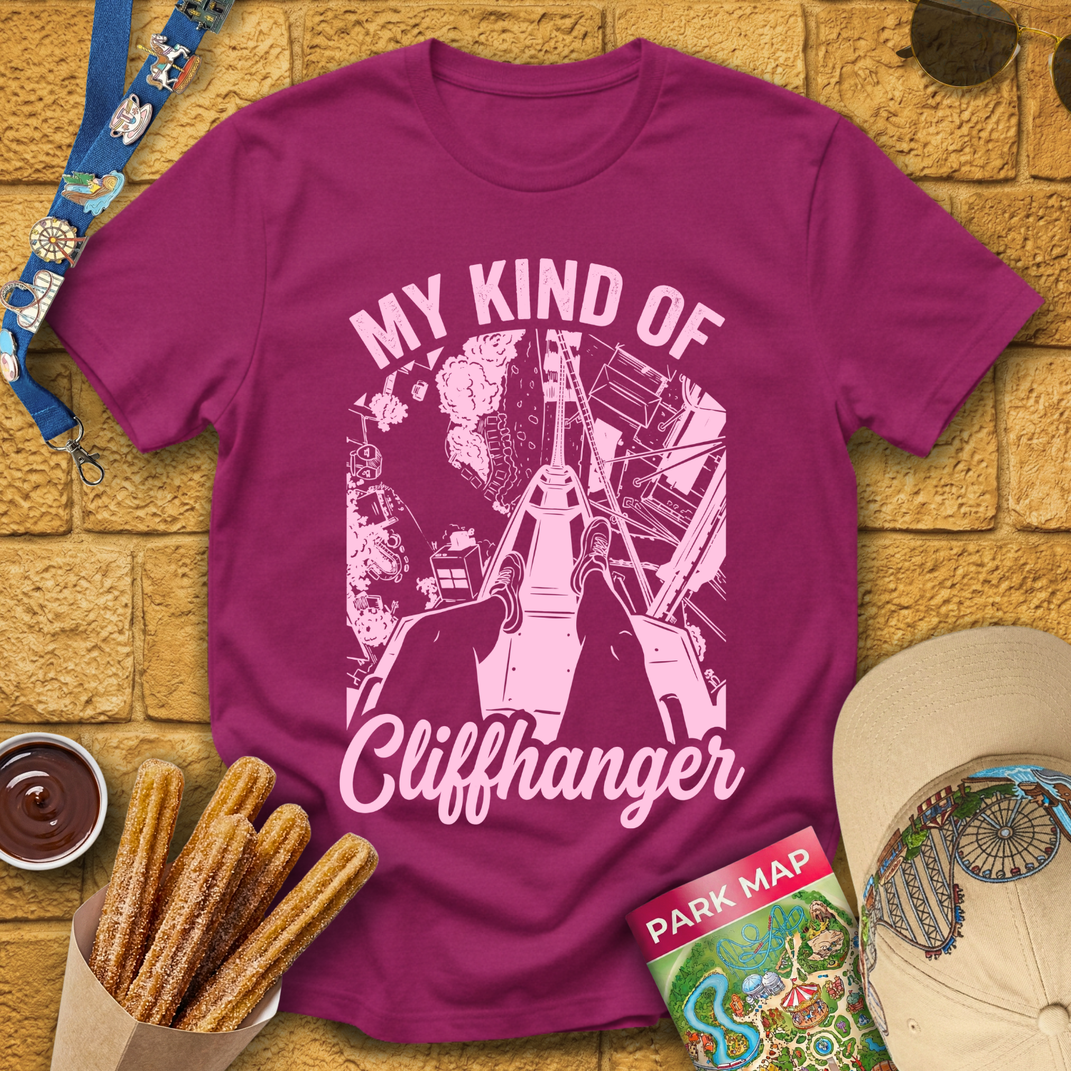 My Kind Of Cliffhanger [RetroBrush2] T-Shirt