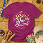 Pixie Dust S... [Badge] T-Shirt for Theme Park Fans (Antique Heliconia)