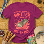 Wetter Than Water Ride [Graphic] T-Shirt for Theme Park Fans (Antique Heliconia)