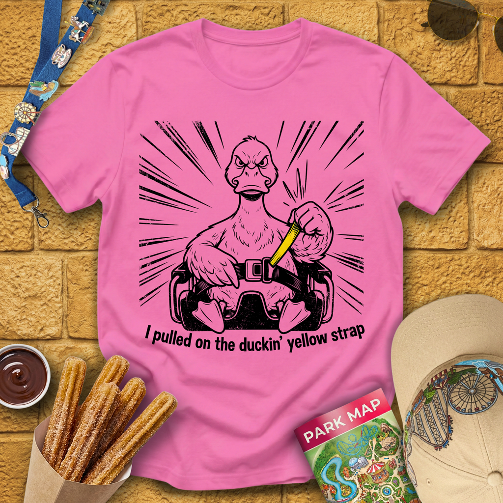 Duckin' Yellow Strap [Comic] T-Shirt