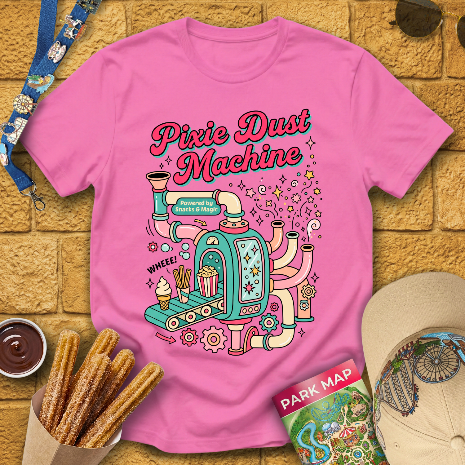 Pixie Dust Machine [RetroComic] T-Shirt