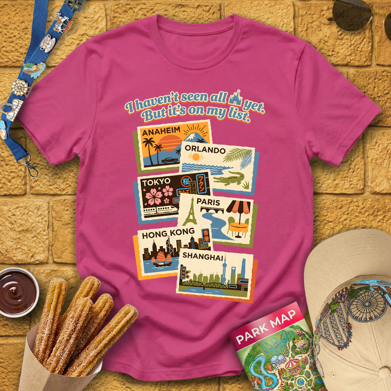 Castles On My List [Postcards] T-Shirt
