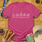 Important Choices [Sleek] T-Shirt for Theme Park Fans (Heliconia)