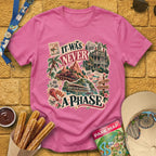 Never A Phase [Vox] T-Shirt for Theme Park Fans (Heather Heliconia)