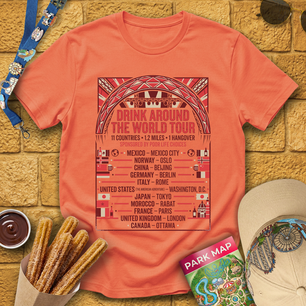 Drinking Around The World [Tour] T-Shirt