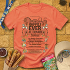 Aftermath Festival [Retro] T-Shirt for Theme Park Fans (Heather Orange)