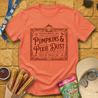 Pumpkins & Pixie Dust [Victorian] T-Shirt for Theme Park Fans (Heather Orange)