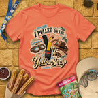 Yellow Strap [Vox] T-Shirt for Theme Park Fans (Heather Orange)