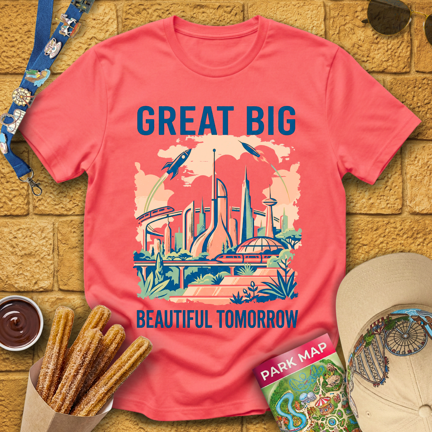 Great Big Beautiful Tomorrow [RetroIllu] T-Shirt