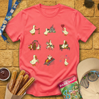 Theme Park Goose [Grid] T-Shirt