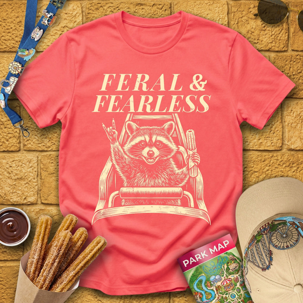 Feral&Fearless [Woodcut] T-Shirt