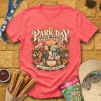 Park Day Field Manual [Boho] T-Shirt for Theme Park Fans (Coral Silk)